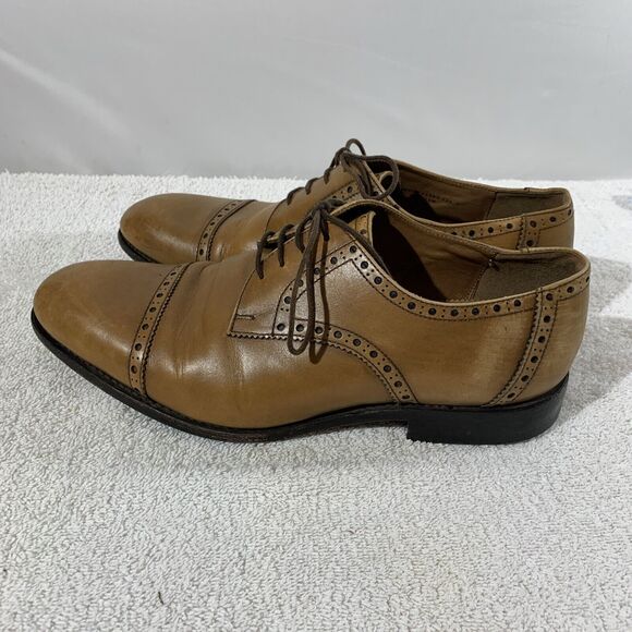 Moral Code Newton Cap Toe Oak Derby Dress Shoe Men’s 11 Oxfords - Picture 2 of 9